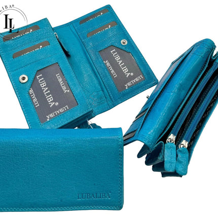 Portefeuille LUBALIBA® CUIR VÉRITABLE FÉVRIER - couleur au choix