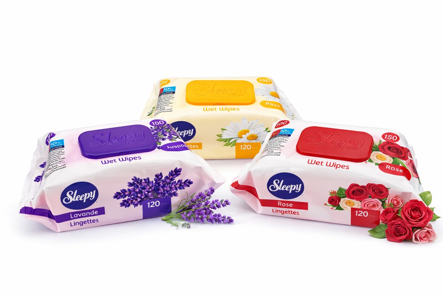 Sleepy Feuchttücher mit Duft Reinigungstücher