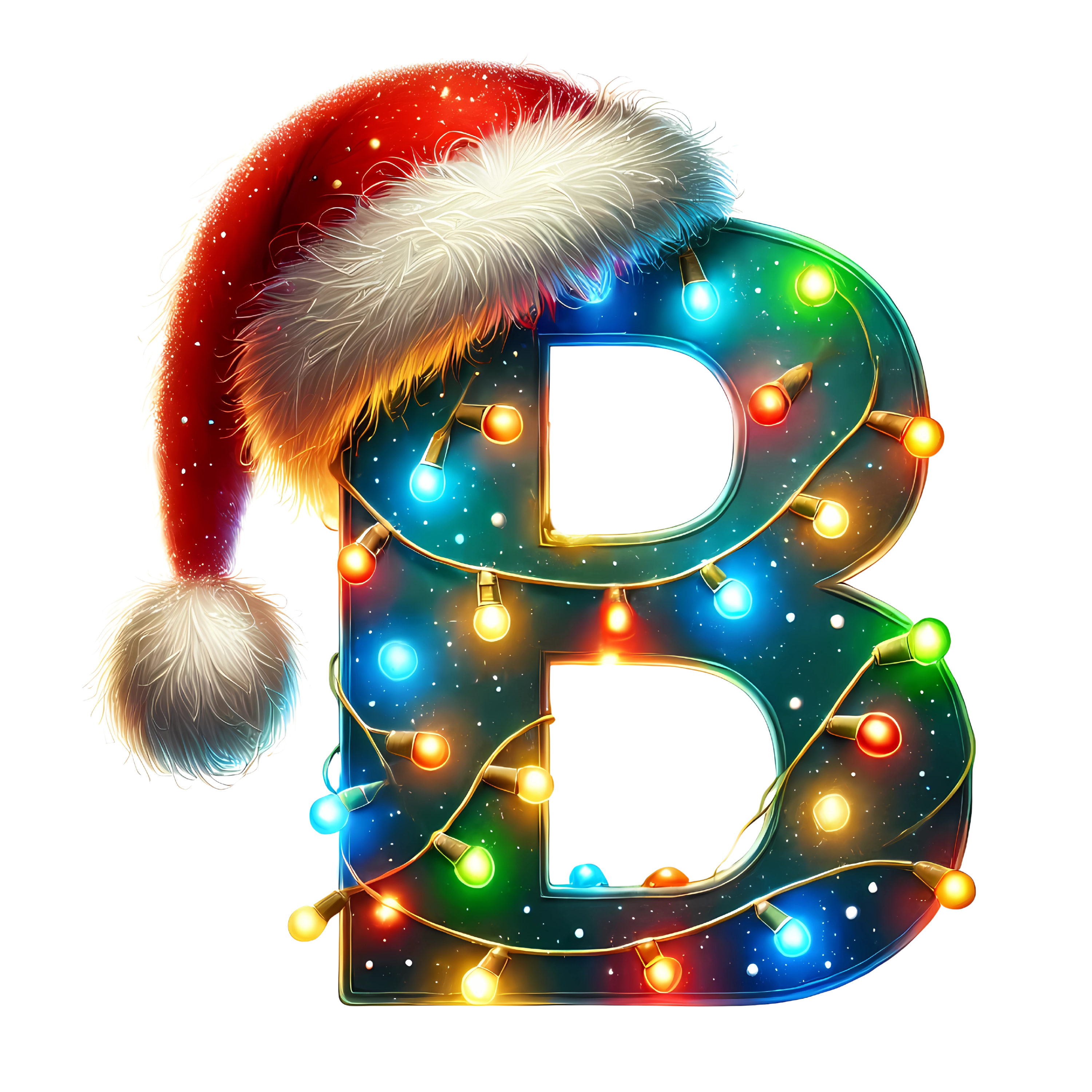 Motive " Christmas  BUCHSTABEN Grün " Buchstaben Auswahl für Druck