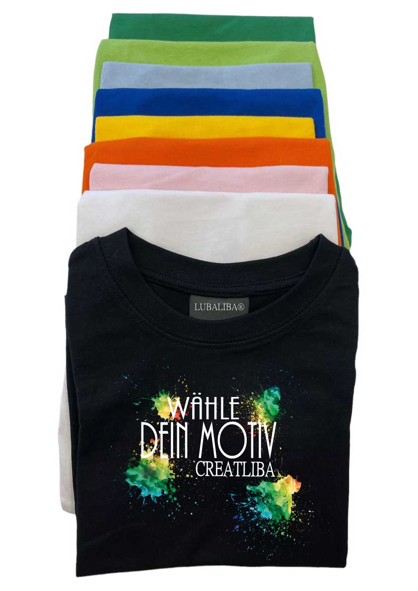 CREATLIBA KINDER T-SHIRT FARB/MOTIVWAHL