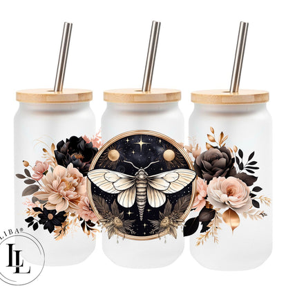 Milchglas  " Flowers Motte " ArtNr.: DIC