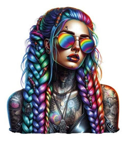 Motiv " Rainbow Girl " ArtNr.: DLJ