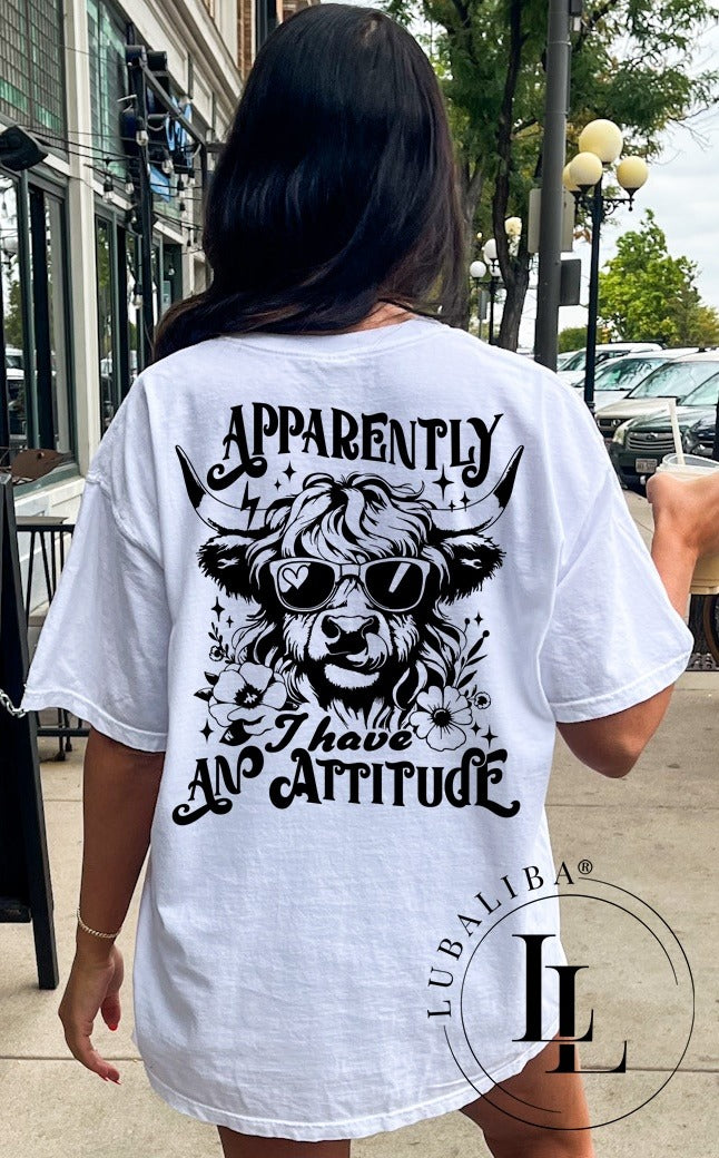 T-Shirt Weiss " Attitude " Art.: DMK
