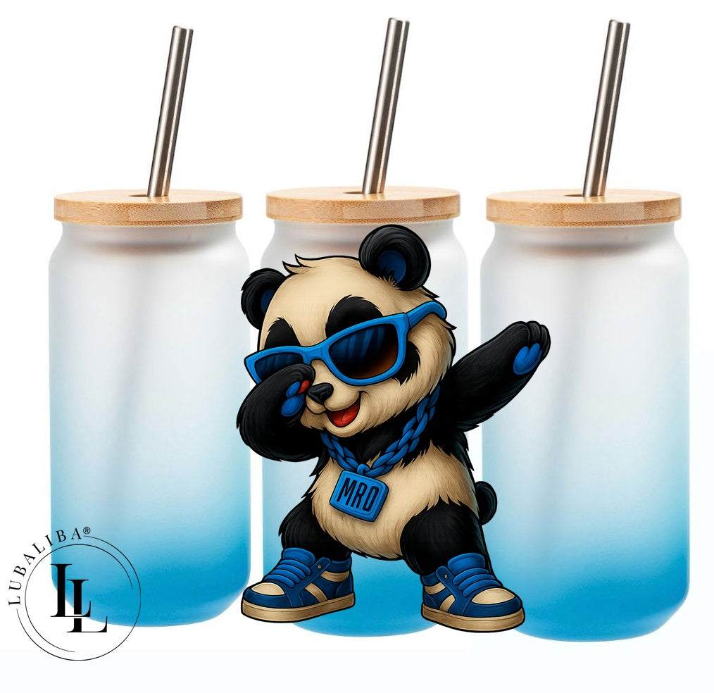 Trinkglas Mr.O Panda SPECIAL -Farbwahl