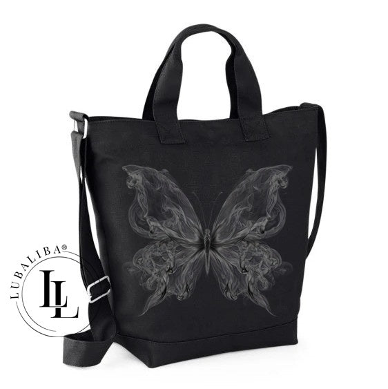 Shopper Tasche Umhänge und Tragetasche " Day LubaBag " Black