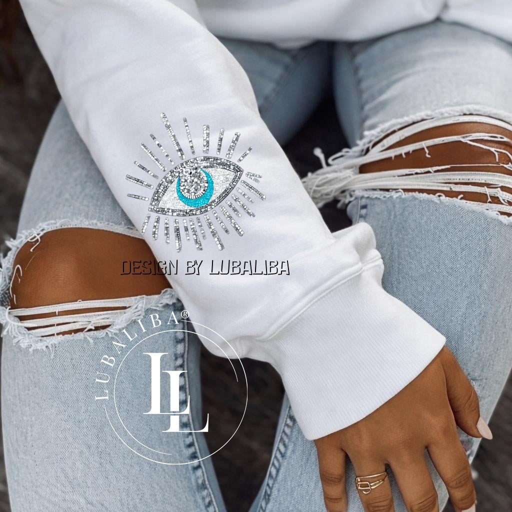 Unisex Hoodie Farbwahl " Shiny Nazar" MotivNr.: DOQ / DOR