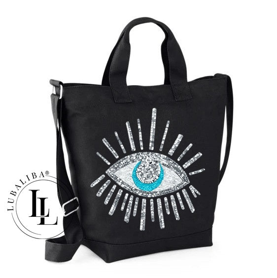 Shopper Tasche Umhänge und Tragetasche " Day LubaBag " Black