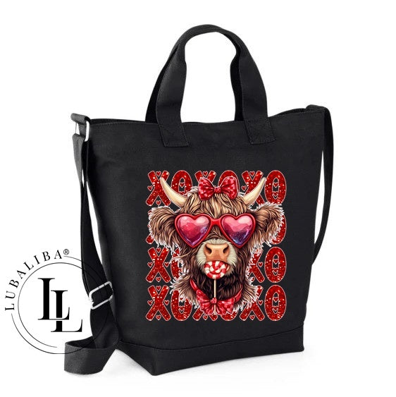 Shopper Tasche Umhänge und Tragetasche " Day LubaBag " Black