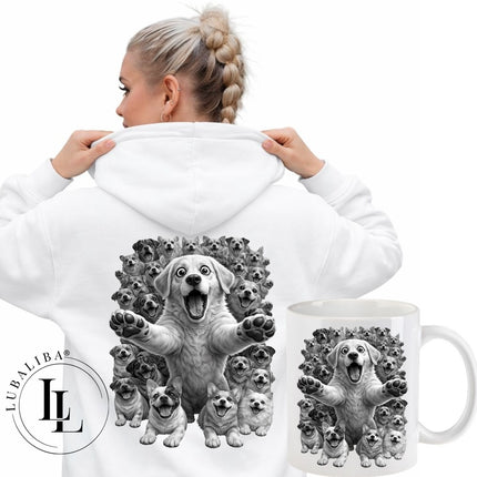 Unisex Hoodie Farbwahl " The Funny Dogs " MotivNr.: DPA