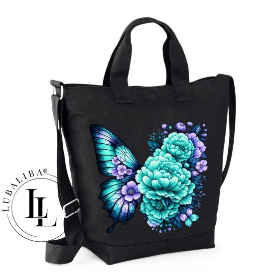 Shopper Tasche Umhänge und Tragetasche " Day LubaBag " Black