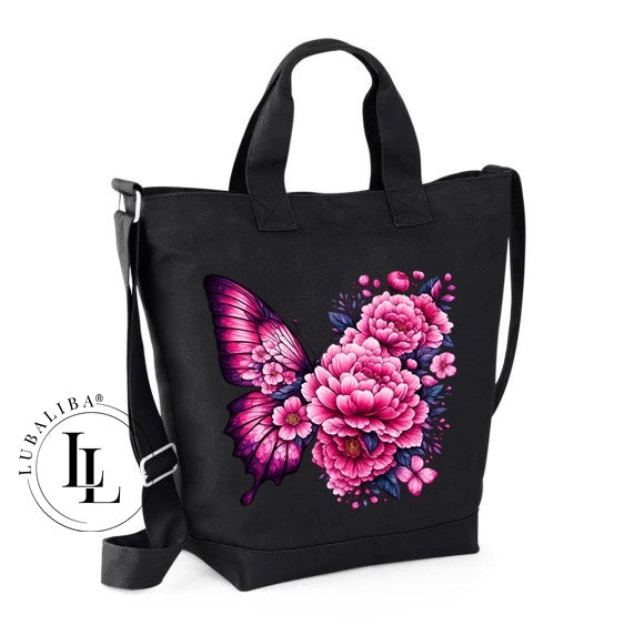 Shopper Tasche Umhänge und Tragetasche " Day LubaBag " Black