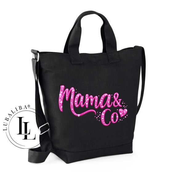 Shopper Tasche Umhänge und Tragetasche " Day LubaBag " Black