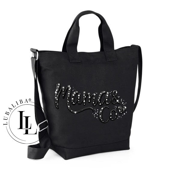 Shopper Tasche Umhänge und Tragetasche " Day LubaBag " Black