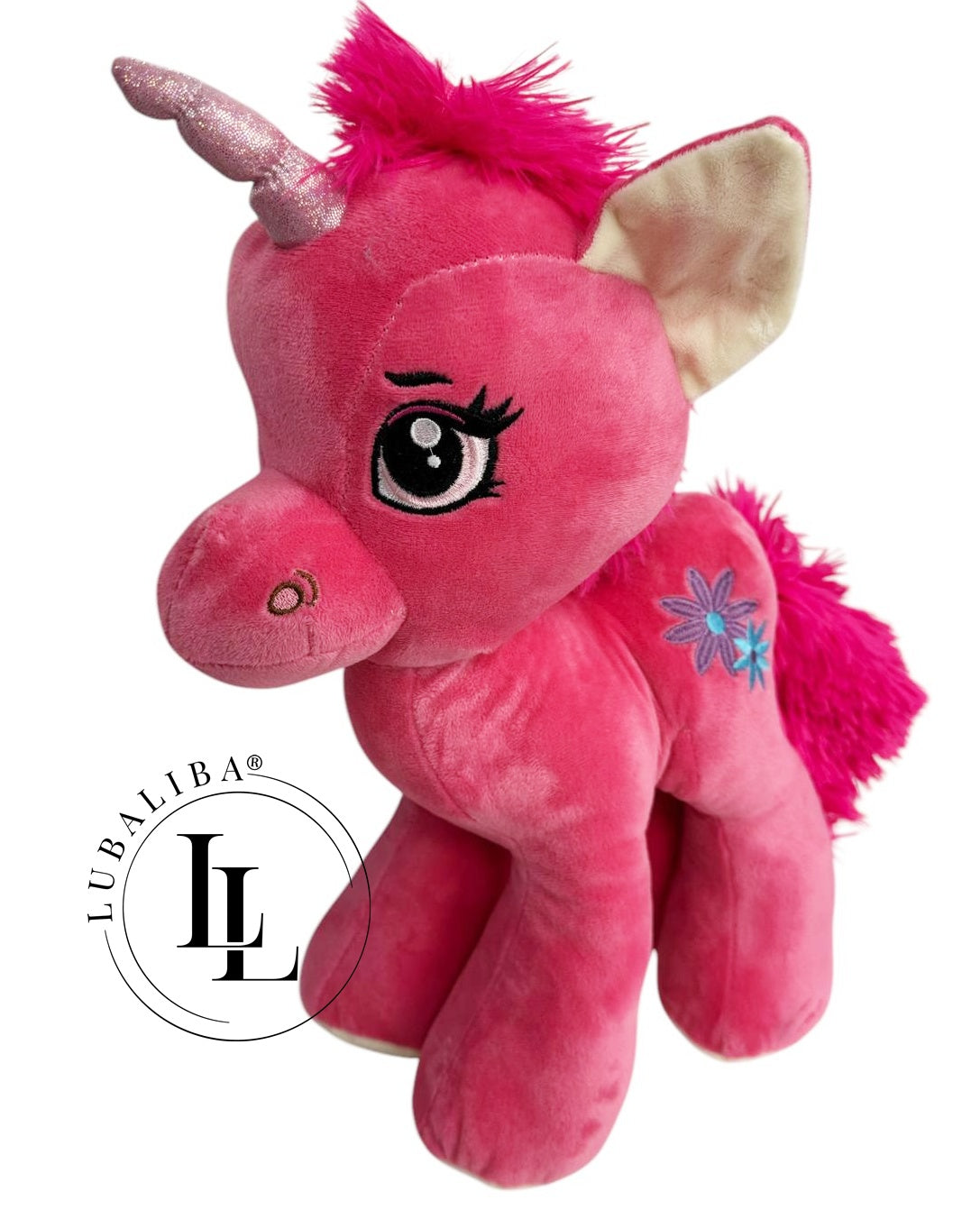 Plüsch Einhorn mit Wunschnamen - farbwahl