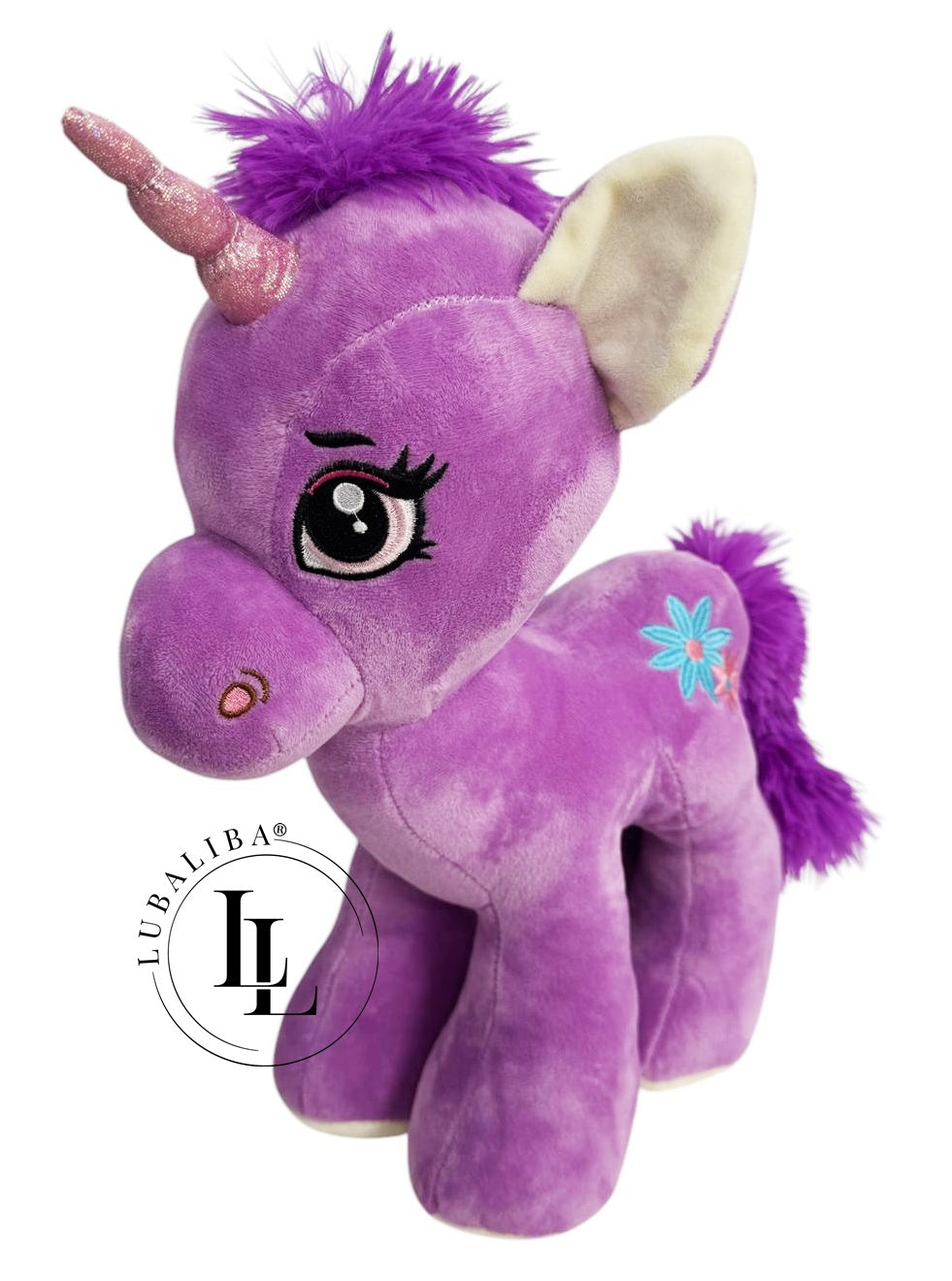 Plüsch Einhorn mit Wunschnamen - farbwahl