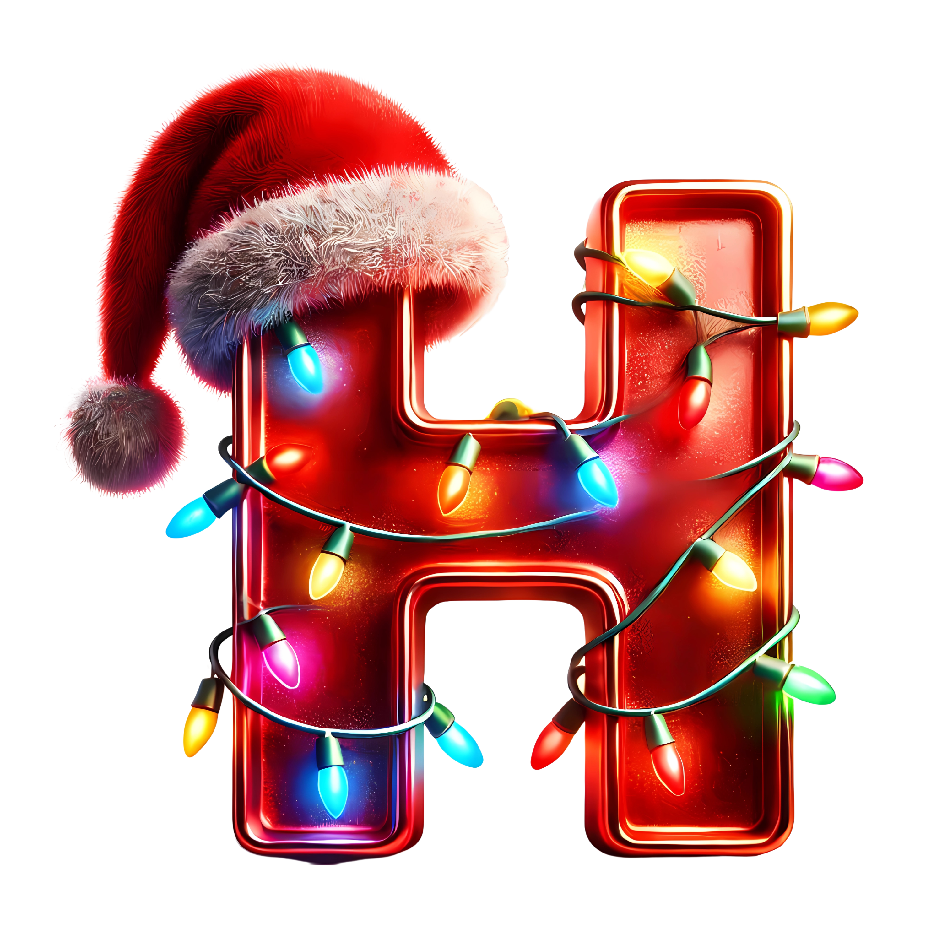 Motive " Christmas  BUCHSTABEN Rot " Buchstaben Auswahl für Druck