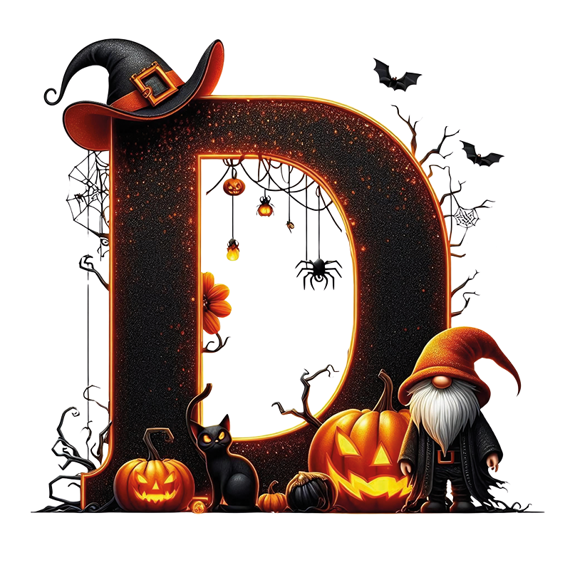 Motive " HALLOWEEN BUCHSTABEN " Buchstaben Auswahl für Druck