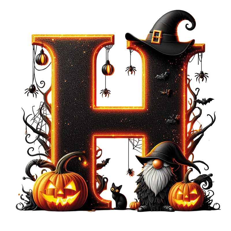 Motive " HALLOWEEN BUCHSTABEN " Buchstaben Auswahl für Druck