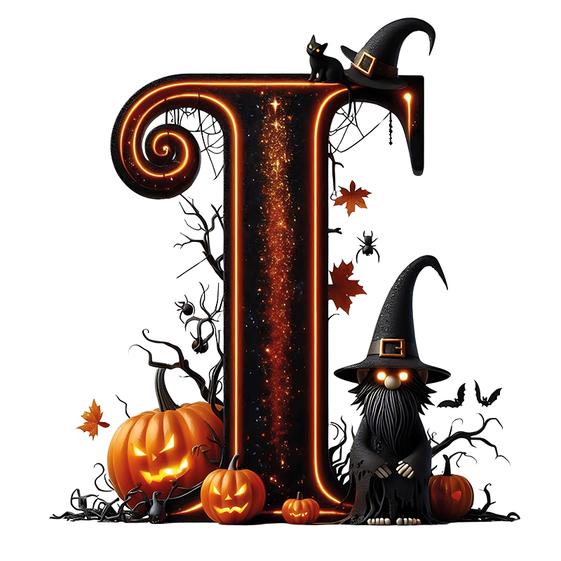 Motive " HALLOWEEN BUCHSTABEN " Buchstaben Auswahl für Druck