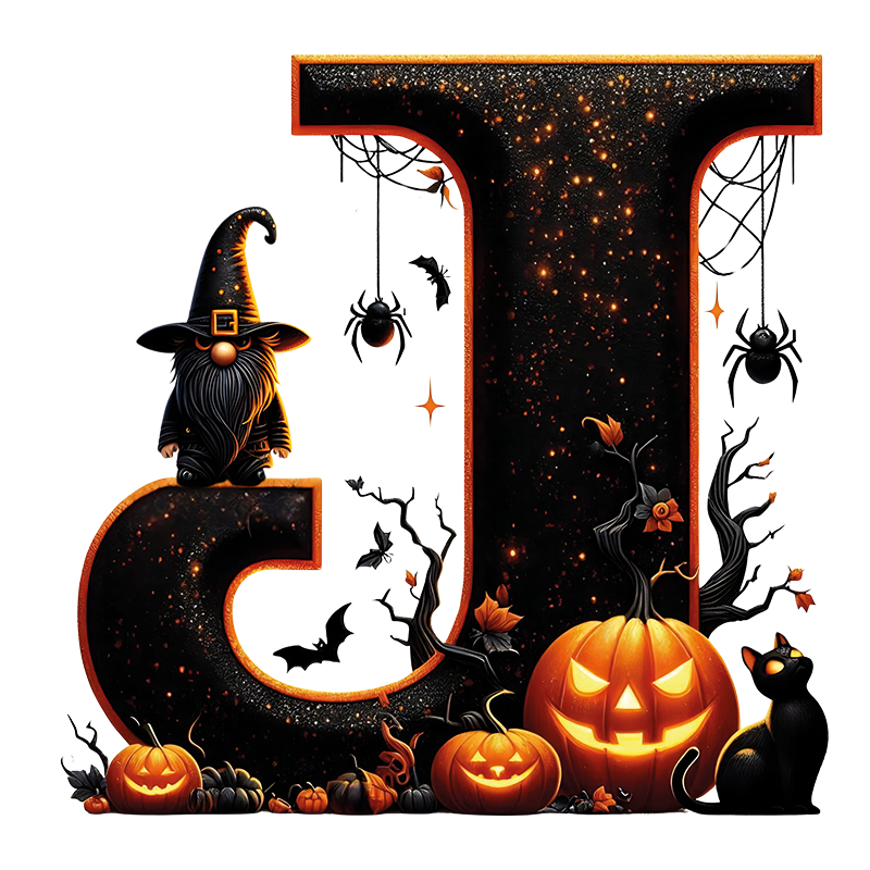 Motive " HALLOWEEN BUCHSTABEN " Buchstaben Auswahl für Druck