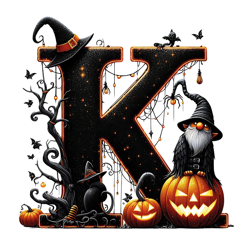 Motive " HALLOWEEN BUCHSTABEN " Buchstaben Auswahl für Druck