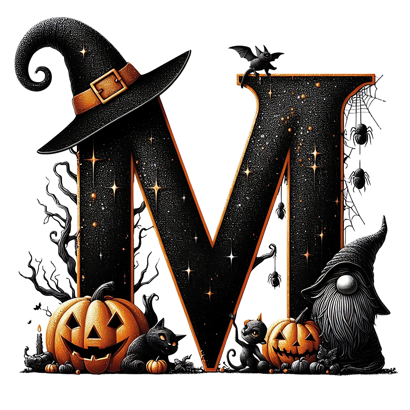 Motive " HALLOWEEN BUCHSTABEN " Buchstaben Auswahl für Druck
