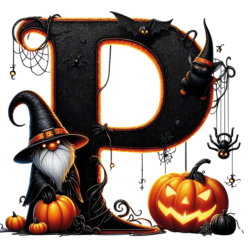 Motive " HALLOWEEN BUCHSTABEN " Buchstaben Auswahl für Druck