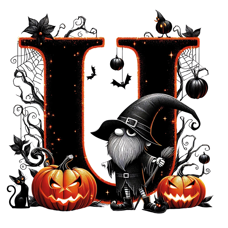 Motive " HALLOWEEN BUCHSTABEN " Buchstaben Auswahl für Druck