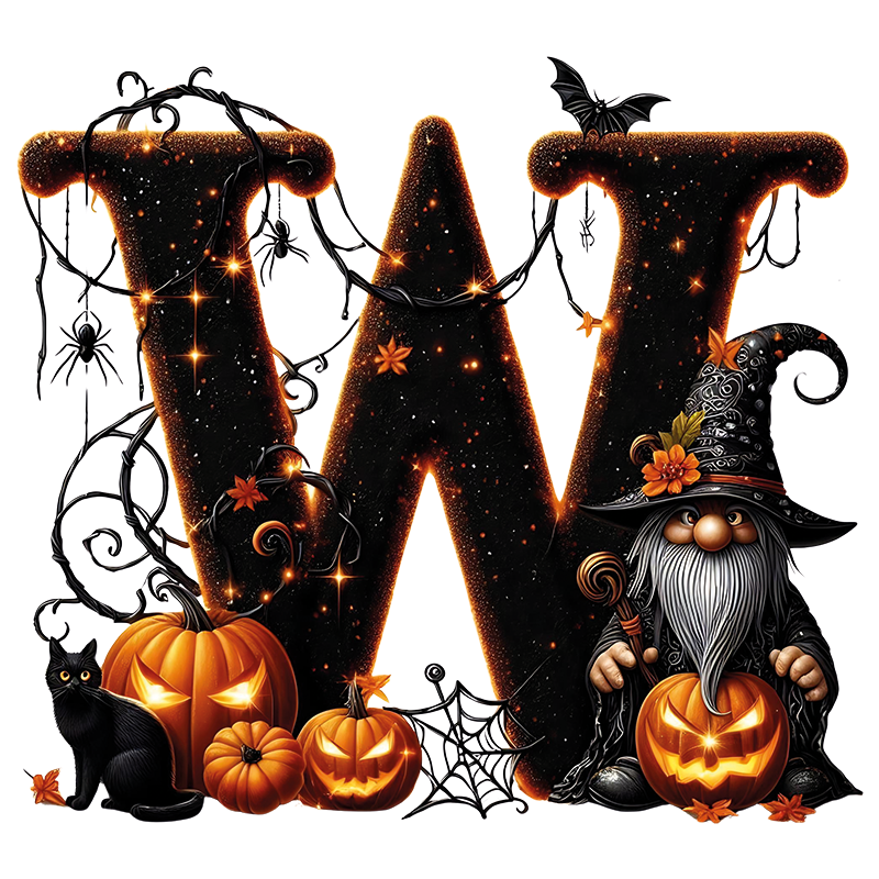 Motive " HALLOWEEN BUCHSTABEN " Buchstaben Auswahl für Druck