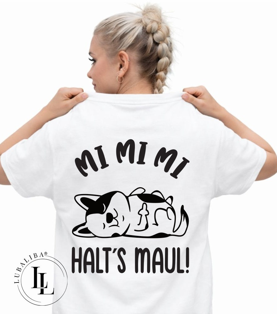 Unisex T-Shirt Mi Mi Mi Kollektion – Motivwahl