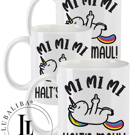 Mi Mi Mi... Mug en céramique Licorne motif : HME