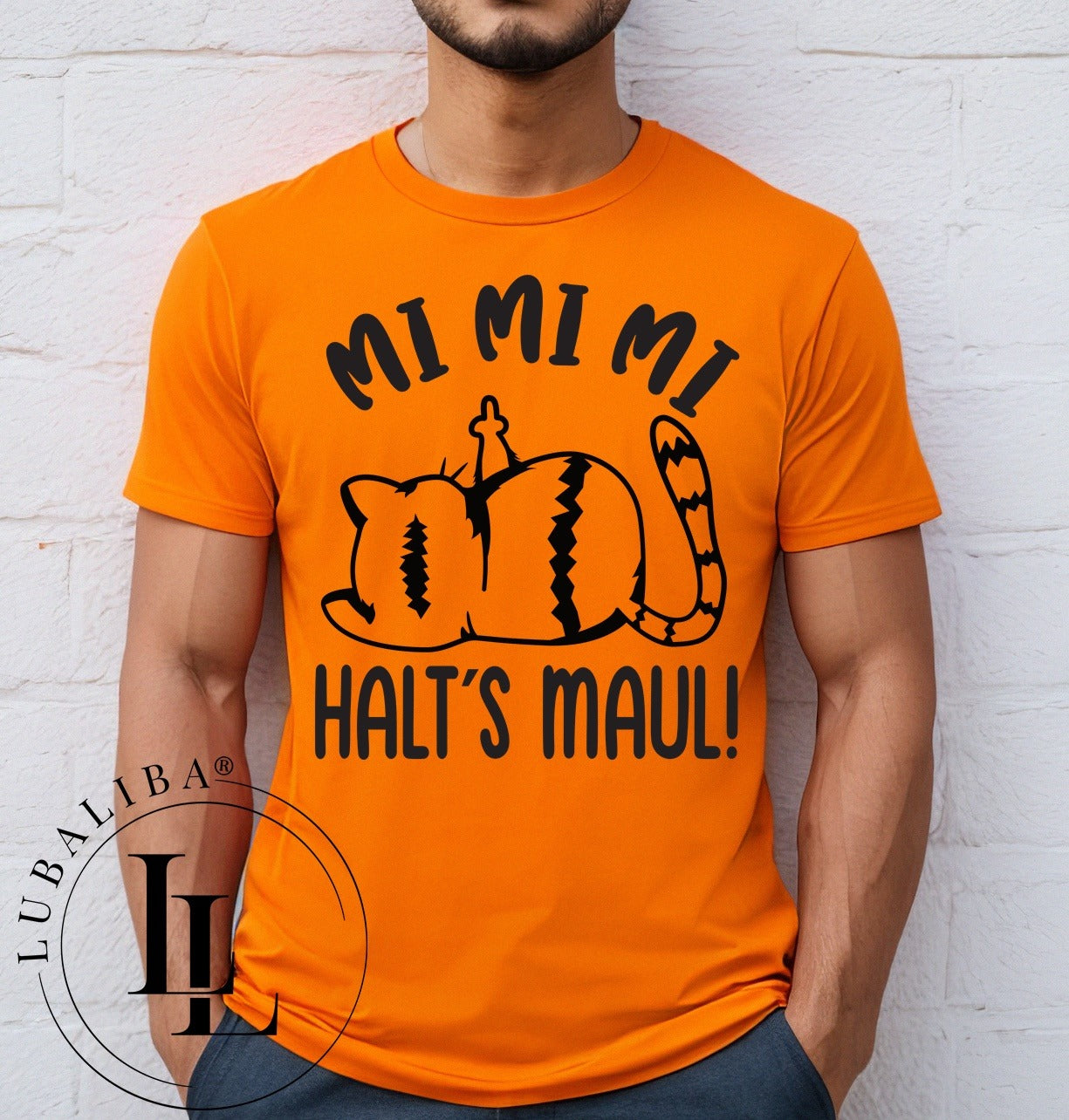 Unisex T-Shirt Orange " Mi Mi Mi ... " Art.: HMH