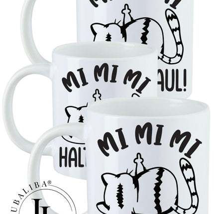 Mi Mi Mi... tasse en céramique motif : HMH 