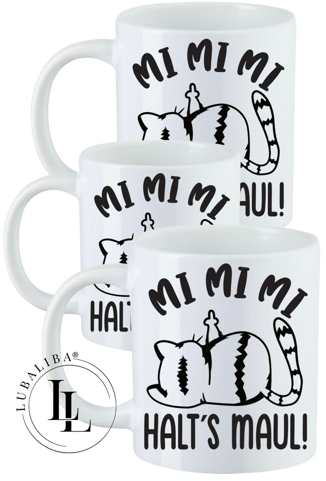 Mi Mi Mi... tasse en céramique motif : HMH 