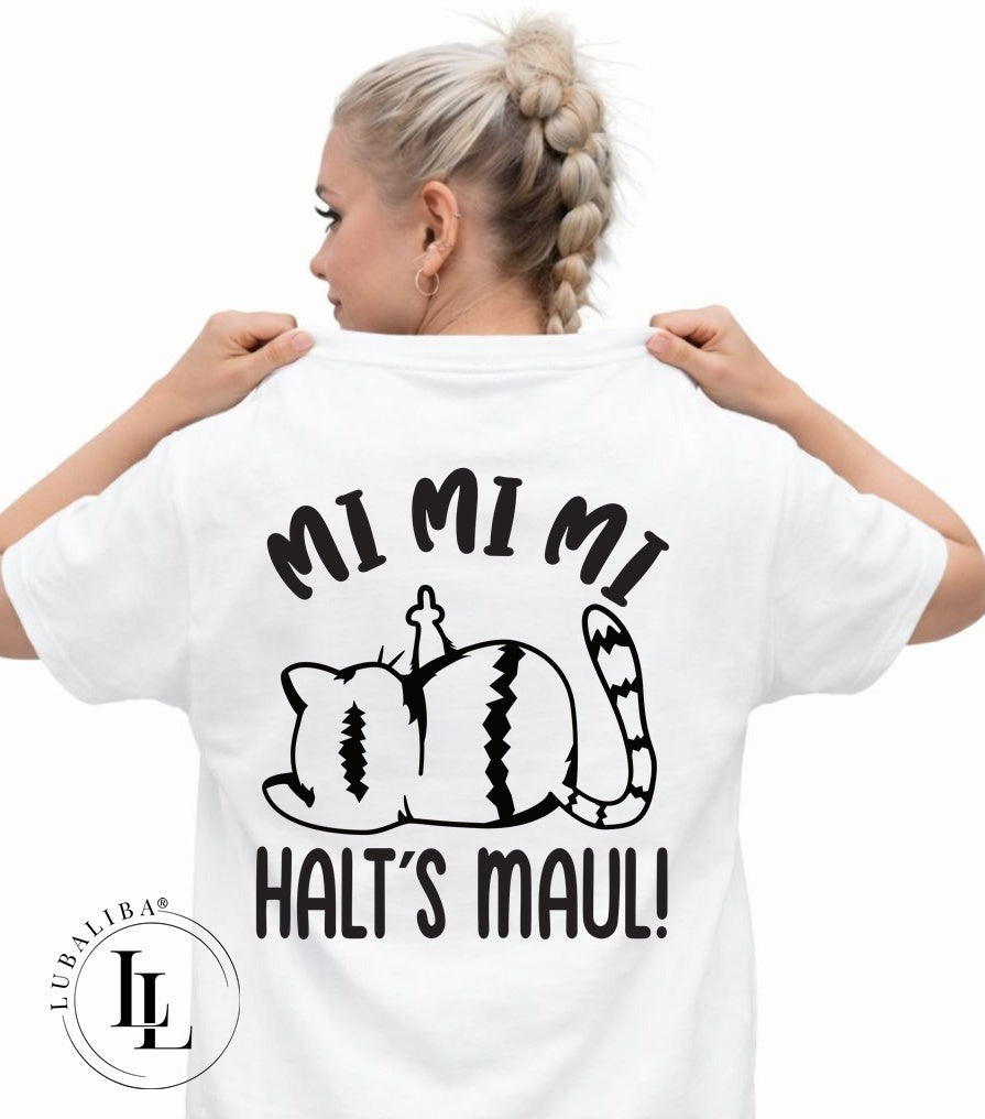Unisex T-Shirt Mi Mi Mi Kollektion – Motivwahl