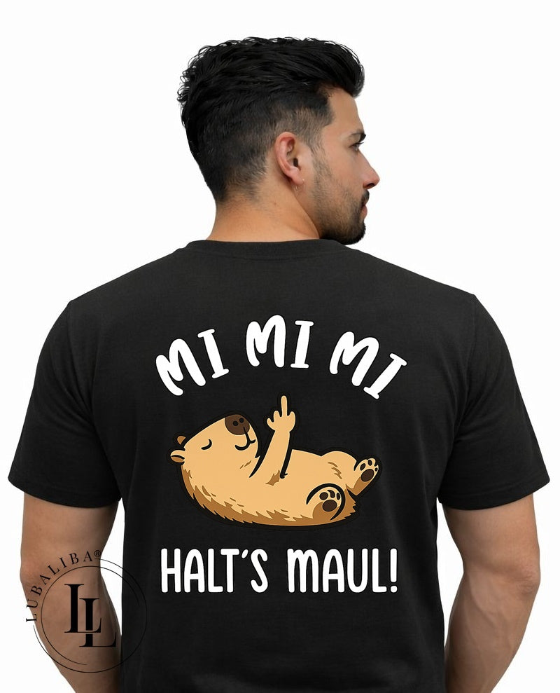 Unisex T-Shirt Mi Mi Mi Kollektion – Motivwahl