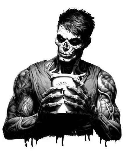 Motiv " Shadow Skull Coffee MAN" ArtNr.: HVLS