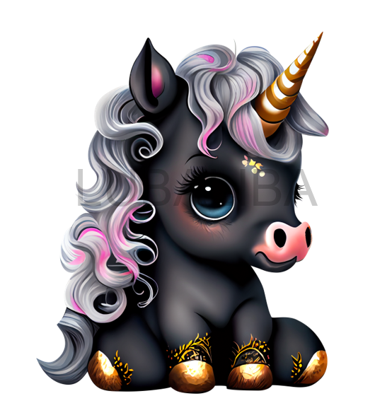 Motiv "EINHORN BLACKY" ArtNr.: IB
