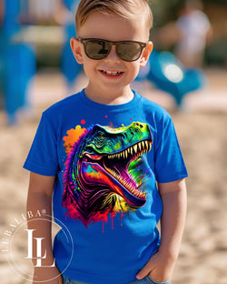 T-Shirt Blau " Dinosaurier " Art.: KBA