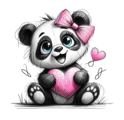 Motiv " Panda Pandini" ArtNr.: KCP