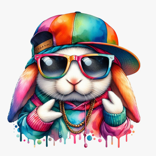 Motiv " Cool Rabbit " ArtNr.: KHA