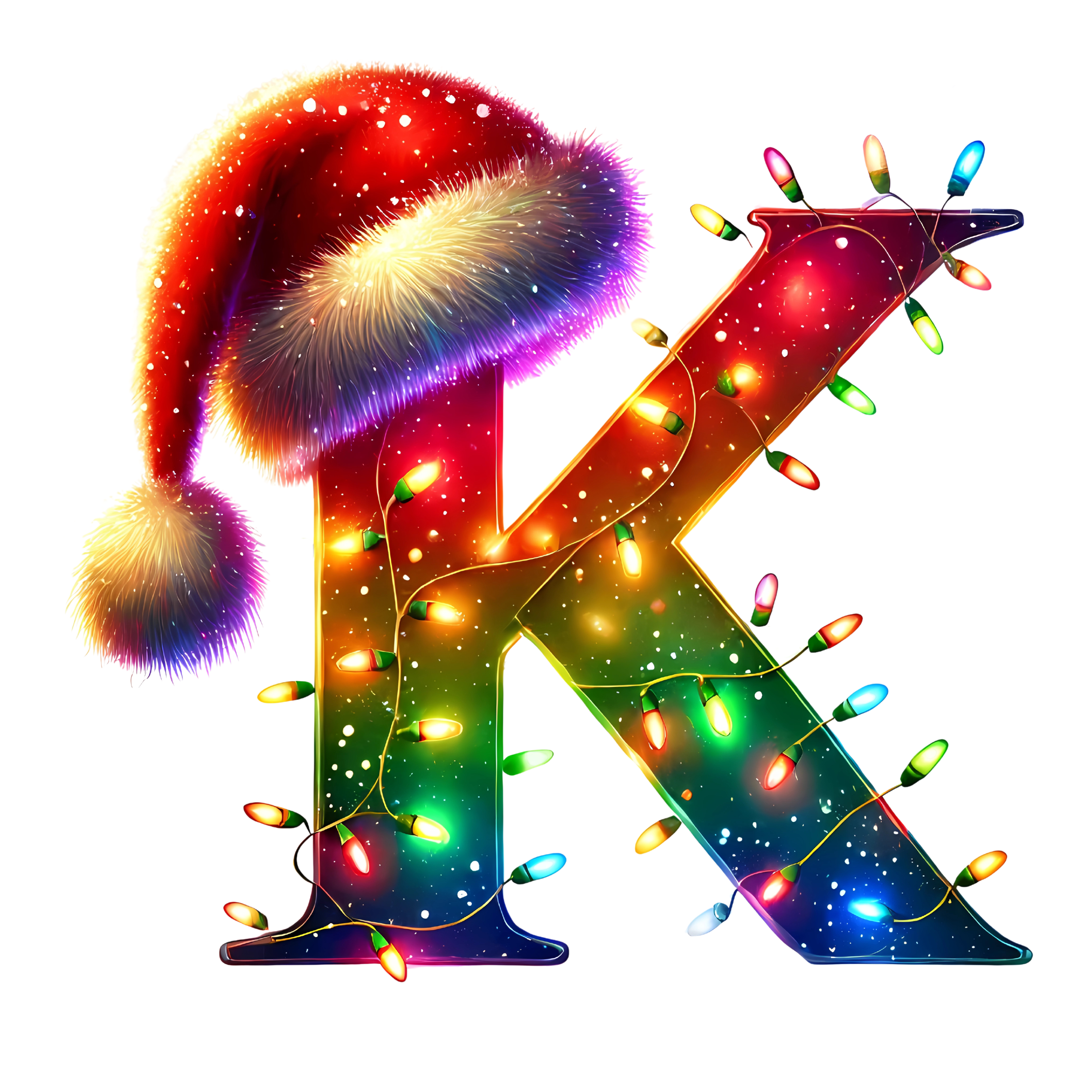 Motive " Christmas  BUCHSTABEN Grün " Buchstaben Auswahl für Druck