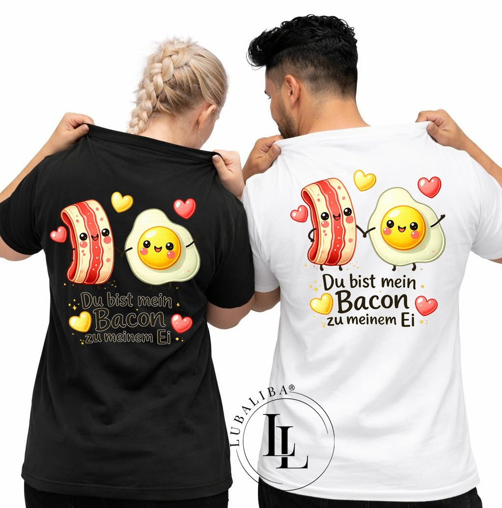 Unisex T-Shirt Farbwahl Snackies - mit du bist der Bacon "LFA"