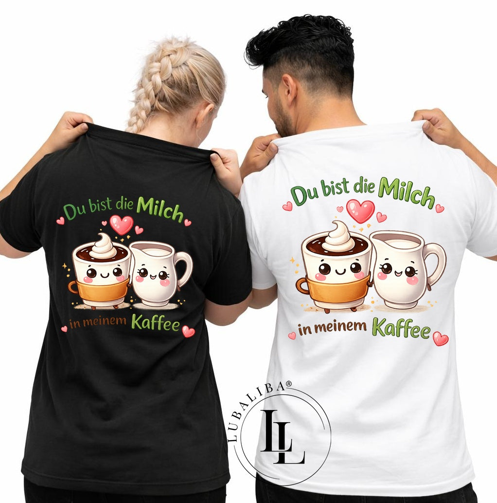 Unisex T-Shirt Farbwahl Snackies - mit du bist die Milch "LFC"