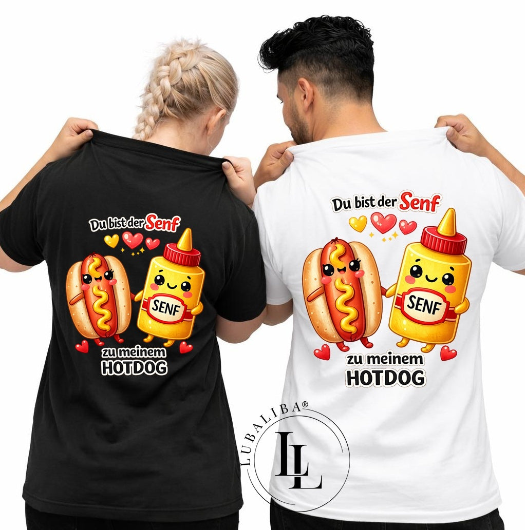 Unisex T-Shirt Farbwahl Snackies - mit du bist der Senf "LFG"