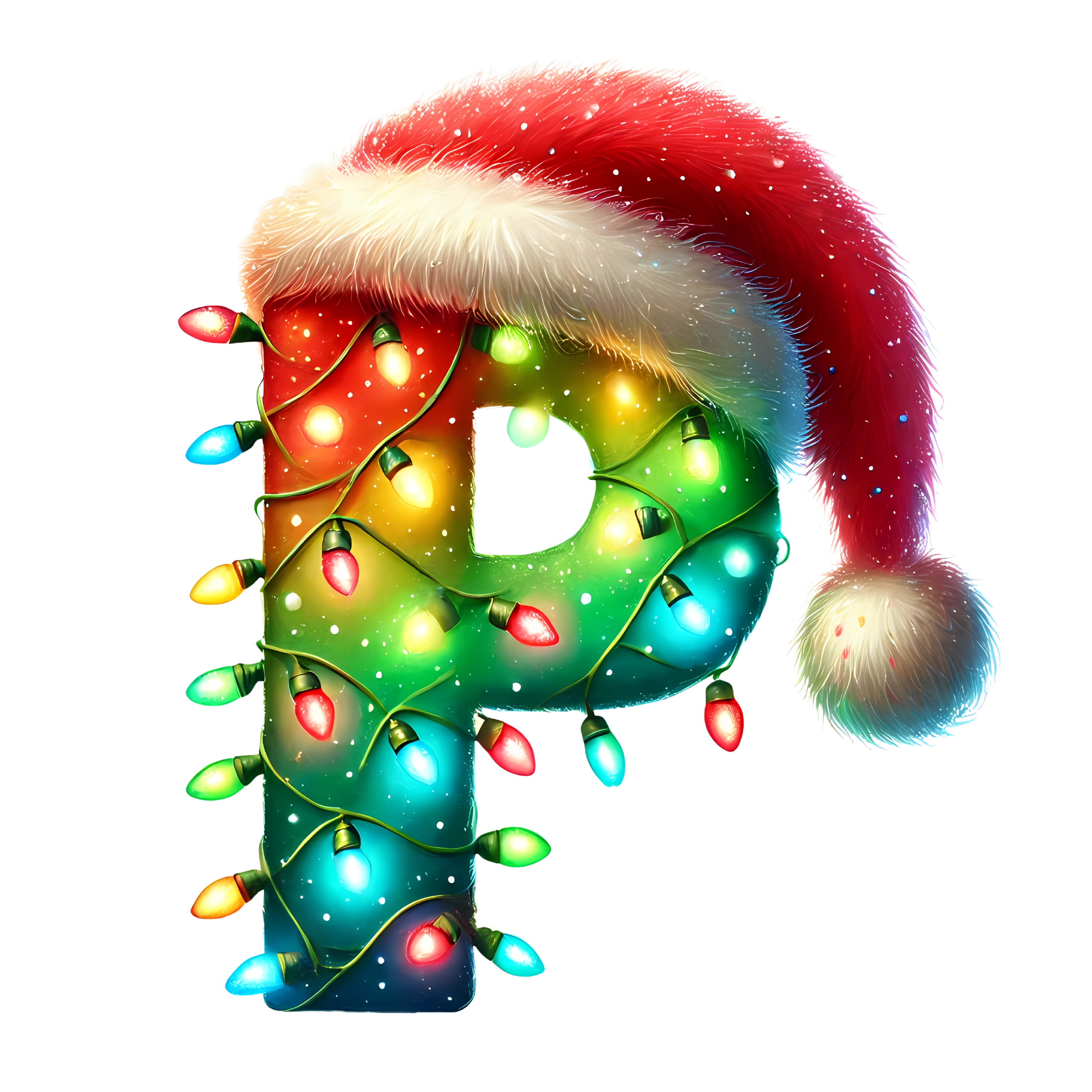 Motive " Christmas  BUCHSTABEN Grün " Buchstaben Auswahl für Druck