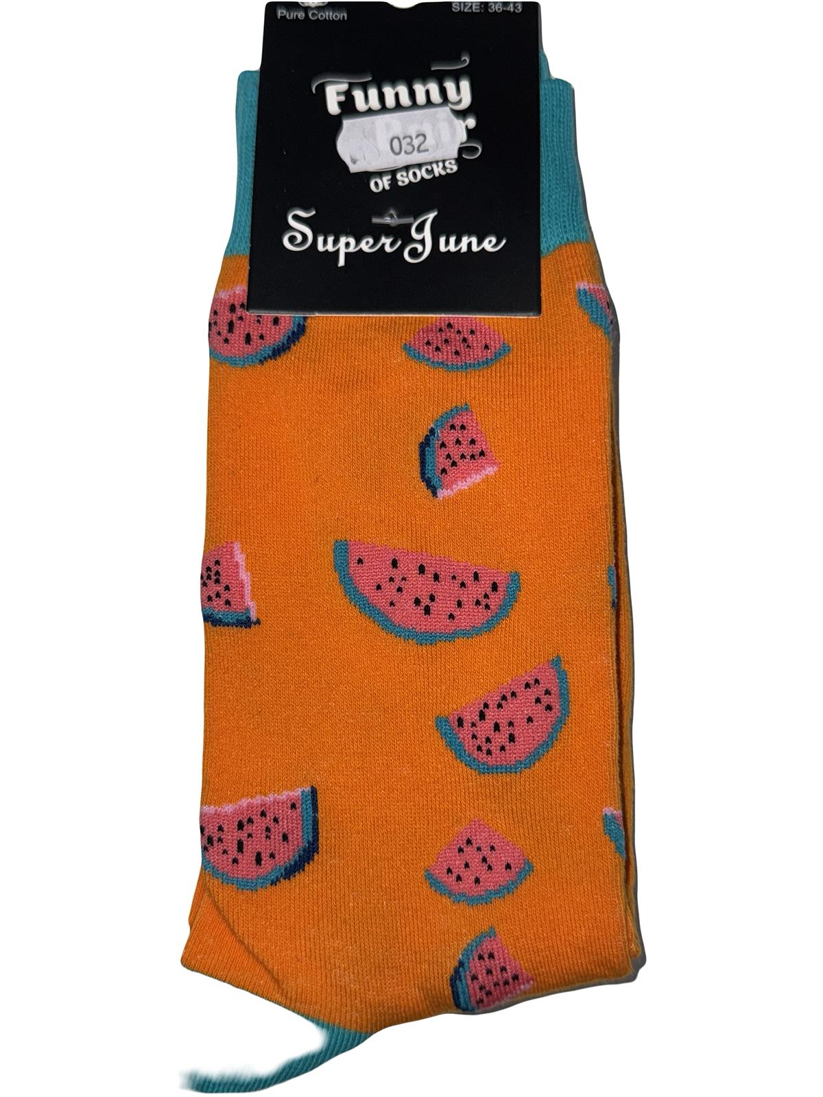 Socken - Orange Watermelon - Unisex (Gr. 36-43) Model 32