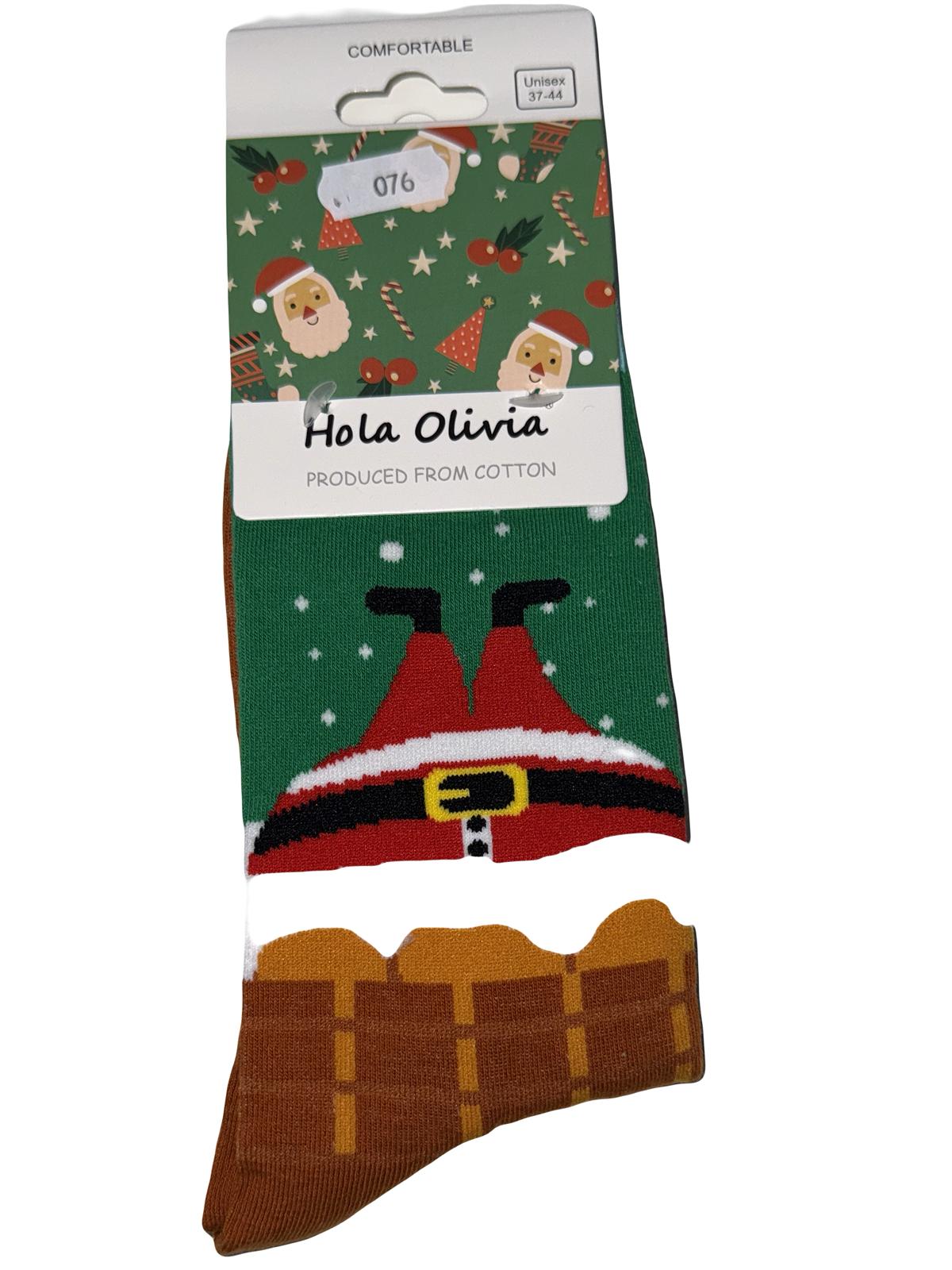 Socken - Santa ausm Kamin - Unisex (Gr. 36-43) Model 76