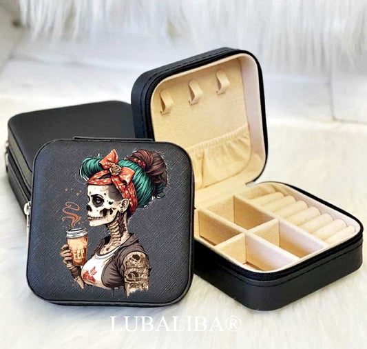 Edles Schmucketui Schwarz "Scarlett"