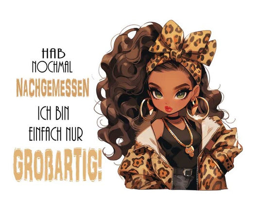 MOTIV LEO GIRL / BIN EINFACH NUR GROßARTIG!   ArtNr.: SL